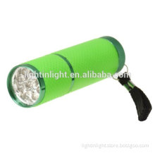 Mini LED Nail Dryer Curing Lamp Flashlight Torch for UV Gel Nail Polish (green)